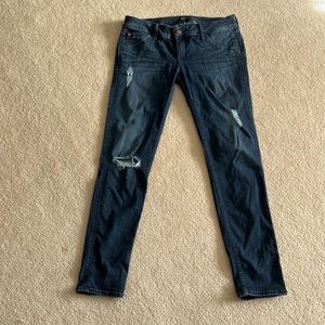 Hudson Collin Skinny Jeans Size 29 Missing Button on Back Pocket